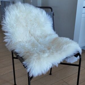 White Sheepskin Genuine